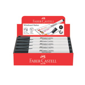 Faber Castell Slim Whiteboard Marker - Box of 10 - Black