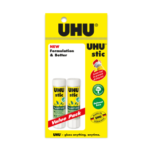 UHU Stic 8.2g ReNATURE Value Pack of 2