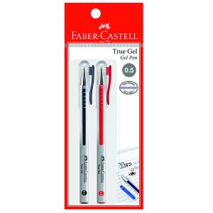 Faber Castell True Gel 0.5 - Pack of 2 - Black/Red