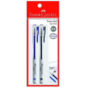 Faber Castell True Gel 0.5 - Pack of 2 - Black/Blue