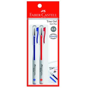 Faber Castell True Gel 0.5 - Pack of 2 - Blue/Red
