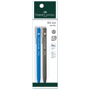 Faber Castell RX Gel 0.7 -  Pack of 2 - Blue/Black