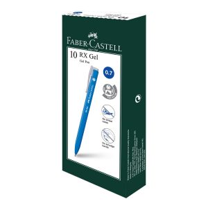Faber Castell RX Gel 0.7 -  Box of 10 - Blue