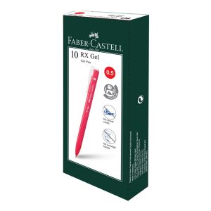 Faber Castell RX Gel 0.5 - Box of 10 - Red