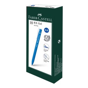 Faber Castell RX Gel 0.5 - Box of 10 - Blue