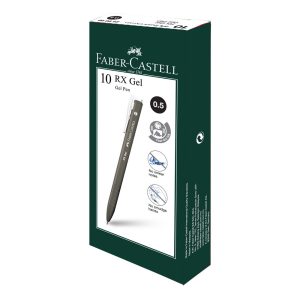Faber Castell RX Gel 0.5 - Box of 10 - Black