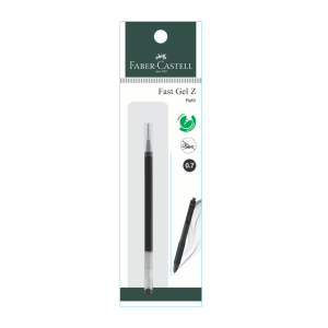 Faber Castell Gel Pen Fast Gel Z 0.7 Refill Pack of 1 - Black