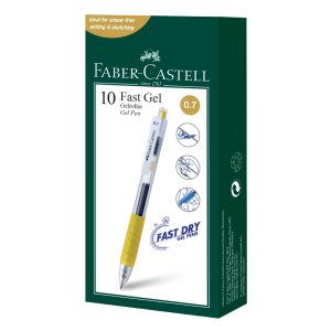 Faber Castell Fast Gel Colour - Box of 10 - Gold