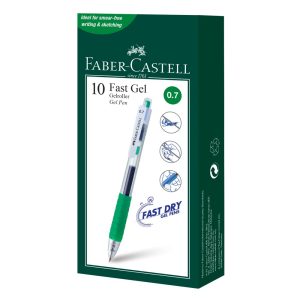 Faber Castell Fast Gel Colour - Box of 10 - Green