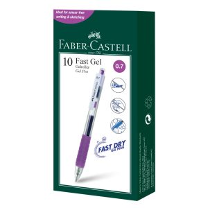 Faber Castell Fast Gel Colour - Box of 10 - Lilac