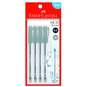 Faber Castell Ball Pen NX 23 0.5 - Pack of 4 - Black