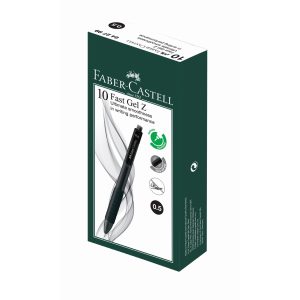 Faber Castell Fast Gel Z 0.5 - Box of 10 - Black
