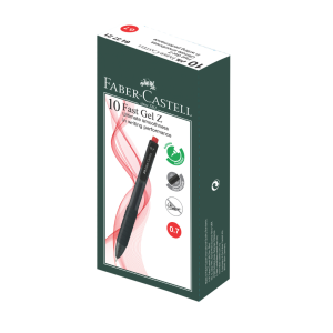 Faber Castell Fast Gel Z 0.7 - Box of 10 - Red