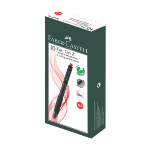 Faber Castell Fast Gel Z 0.5 - Box of 10 - Red