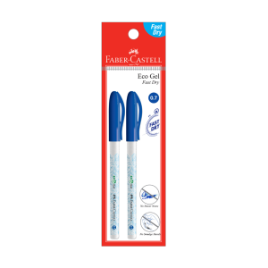 Faber Castell Eco Gel 0.7 - Pack of 2 - Blue