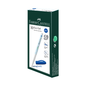Faber Castell Eco Gel 0.7 - Box of 10 - Blue
