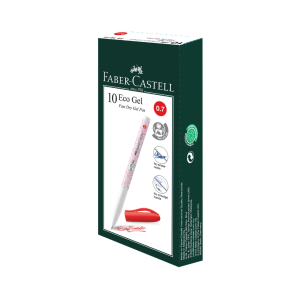 Faber Castell Eco Gel 0.7 - Box of 10 - Red