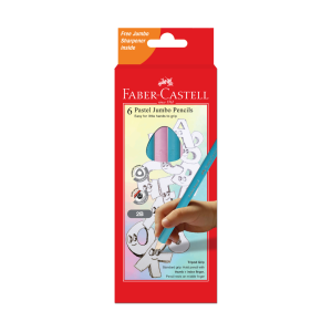 Faber Castell Jumbo Pencil Box of 6 (2B)