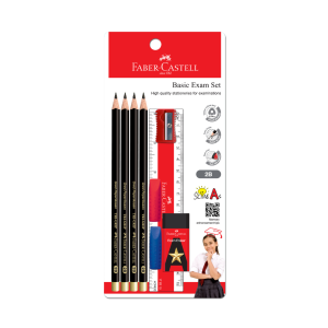 Faber Castell Tri-Grip 2B Basic Exam Set in BC