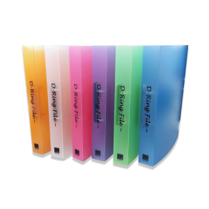 AKAR 2D25mm Ice PP Ring File A4 Size