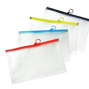 AKAR Transparent Zipper File A5 Size